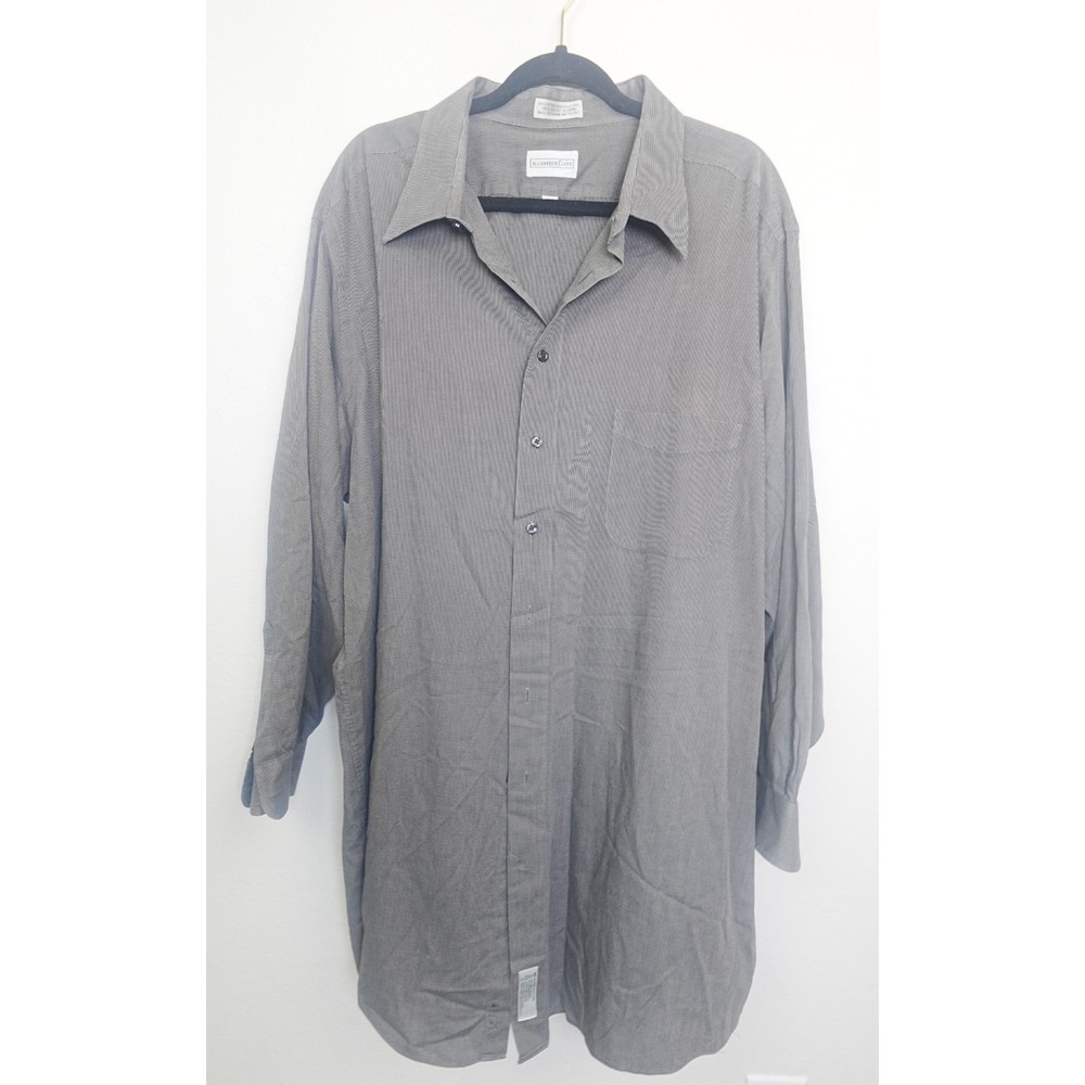Alexander Lloyd Dress Shirt  Mens 20, 35/36 Tall Single Needle Tailoring L/S‎